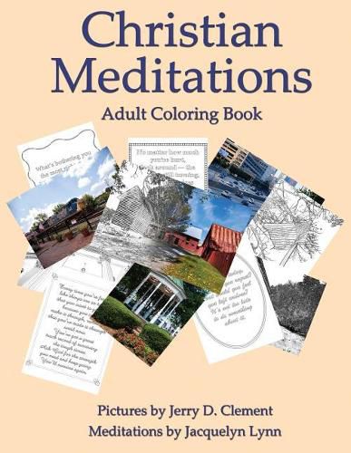 Cover image for Christian Meditations: Adult Coloring Book