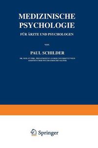 Cover image for Medizinische Psychologie Fur AErzte Und Psychologen