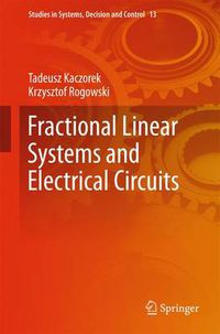 Cover image for Fractional Linear Systems and Electrical Circuits