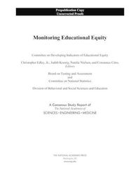 Cover image for Monitoring Educational Equity