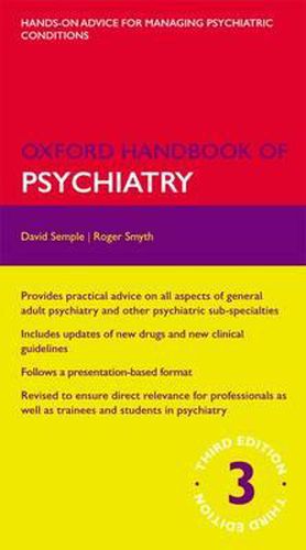 Cover image for Oxford Handbook of Psychiatry