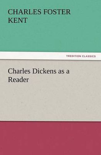 Cover image for Charles Dickens as a Reader