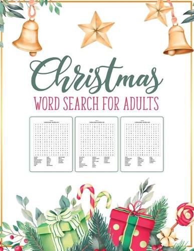 Christmas Word Search For Adults: Puzzle Book - Holiday Fun For Adults and Kids - Activities Crafts - Games