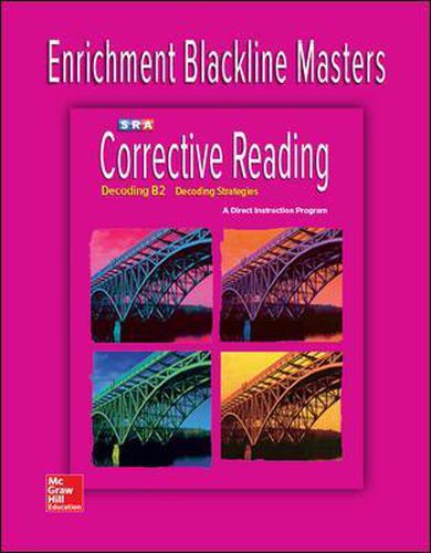 Cover image for Corrective Reading Decoding Level B2, Enrichment Blackline Master