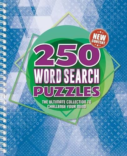 Cover image for 250 Word Search Puzzles: 250 Easy to Hard Wordsearch Puzzles for Adults