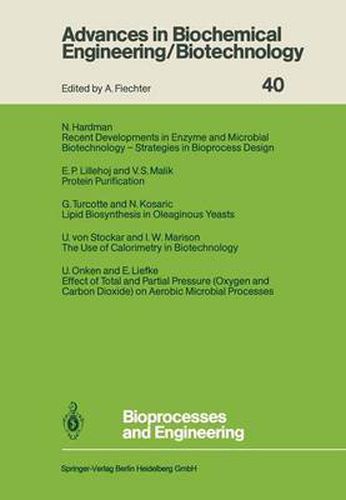 Cover image for Bioprocesses and Engineering