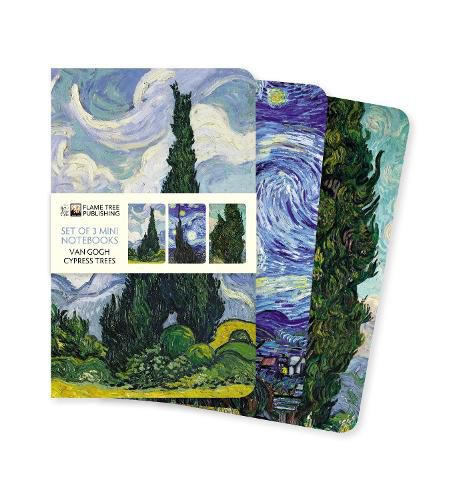 Cover image for Vincent van Gogh: Cypresses Set of 3 Mini Notebooks