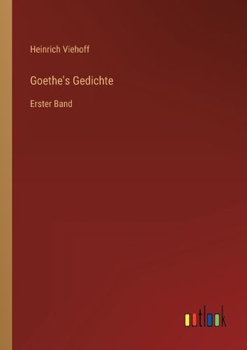 Cover image for Goethe's Gedichte