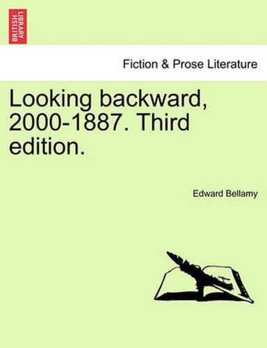 Cover image for Looking Backward, 2000-1887. Twenty Second Edition