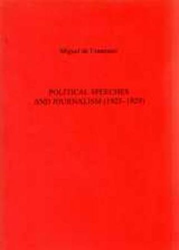Cover image for Political Speeches And Journalism (1923-1929)