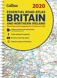 Cover image for 2020 Collins Essential Road Atlas Britain and Northern Ireland