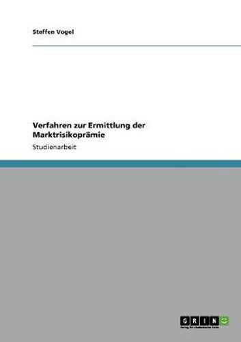 Cover image for Verfahren zur Ermittlung der Marktrisikopramie