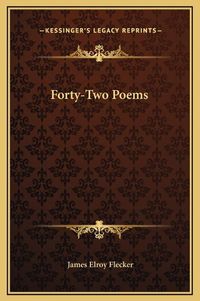 Cover image for Forty-Two Poems