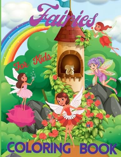 Cover image for Fairies Coloring Book for Kids