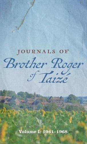 Cover image for Journals of Brother Roger of Taize