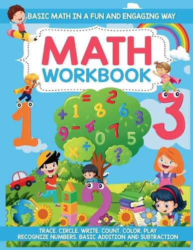 Cover image for Basic Math Workbook for Kids