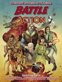 Cover image for Battle Action: New War Comics by Garth Ennis