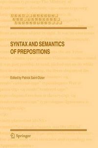 Cover image for Syntax and Semantics of Prepositions