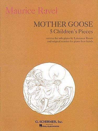 Cover image for Mother Goose Suite (Five Children's Pieces): Solo or One Piano, Four Hands.