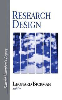 Cover image for Research Design: Donald Campbell's Legacy