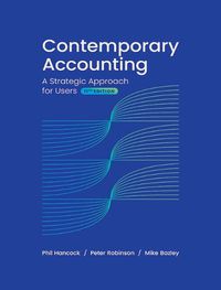 Cover image for Contemporary Accounting: A Strategic Approach for Users