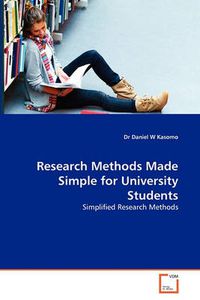 Cover image for Research Methods Made Simple for University Students