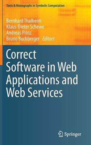 Cover image for Correct Software in Web Applications and Web Services