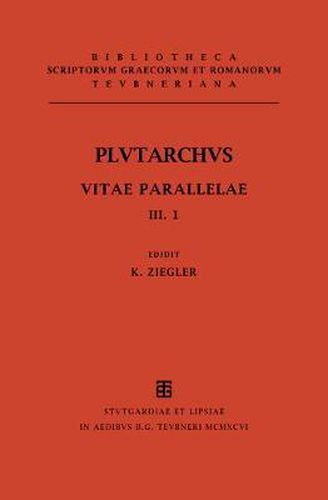 Cover image for Vitae Parallelae, Vol. III, CB