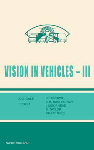 Cover image for Vision in Vehicles III