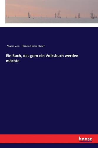 Cover image for Ein Buch, das gern ein Volksbuch werden moechte