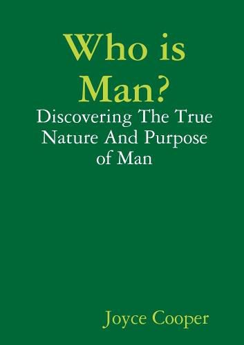 Cover image for Who is Man?