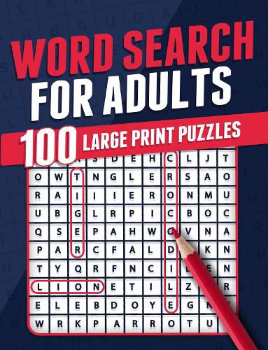 Word Search For Adults | 100 Large Print Puzzles