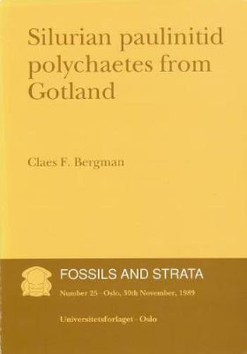 Cover image for Silurian Paulinitid Polychaetes from Gotland