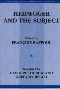 Cover image for Heidegger and the Subject