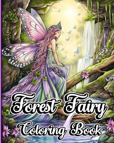 Cover image for Forest Fairy Coloring Book