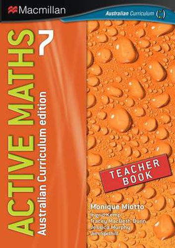 Cover image for Active Maths 7: Australian Curriculum Edition: Teacher Resource Book