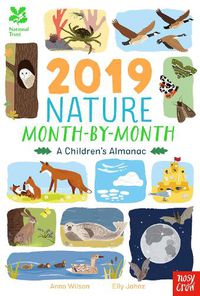 Cover image for National Trust: 2019 Nature Month-By-Month: A Children's Almanac