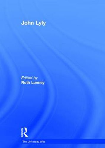Cover image for John Lyly