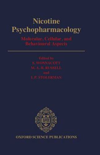 Cover image for Nicotine Psychopharmacology: Molecular, Cellular, and Behavioural Aspects