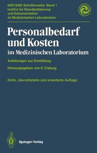 Cover image for Personalbedarf und Kosten im medizinischen Laboratorium: Anleitungen zur Ermittlung