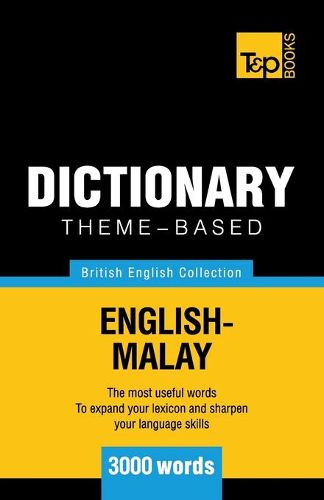 Cover image for Theme-based dictionary British English-Malay - 3000 words