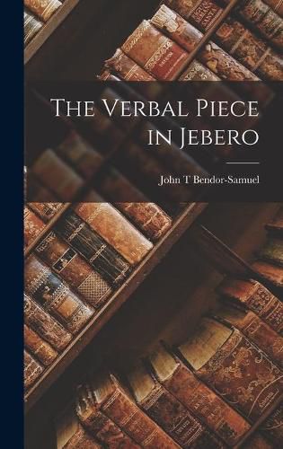 Cover image for The Verbal Piece in Jebero