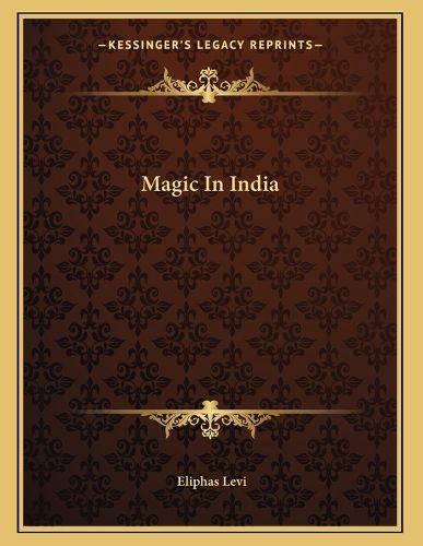 Cover image for Magic in India