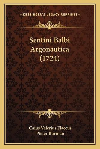 Cover image for Sentini Balbi Argonautica (1724)