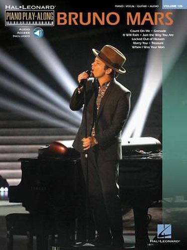 Cover image for Bruno Mars: Piano Play-Along Volume 126