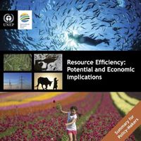 Cover image for Resource efficiency: potential and economic implications, summary for policy-makers