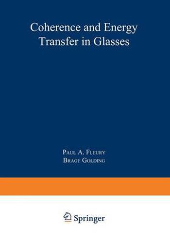 Cover image for Coherence and Energy Transfer in Glasses