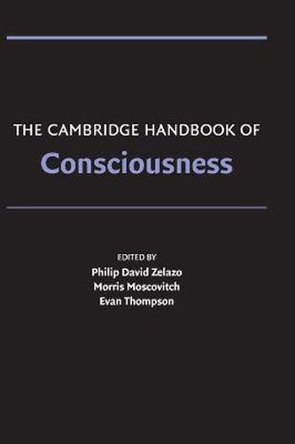 Cover image for The Cambridge Handbook of Consciousness