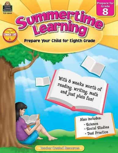 Cover image for Summertime Learning, Second Edition (Prep. for Gr. 8)