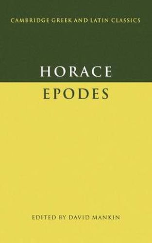 Cover image for Horace: Epodes